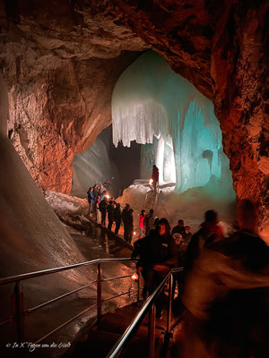 Eisriesenwelt in Werfen Salzburg Österreich