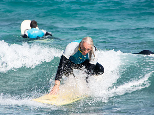 Surfen lernen mit 40