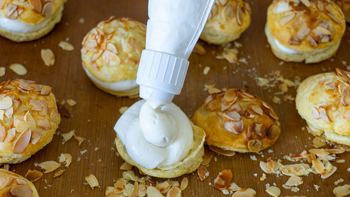 Mini-Bienenstich vegan