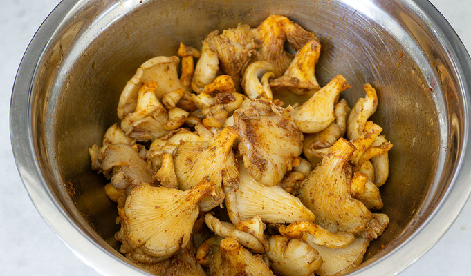 Pilz-Shawarma-Rolle vegan