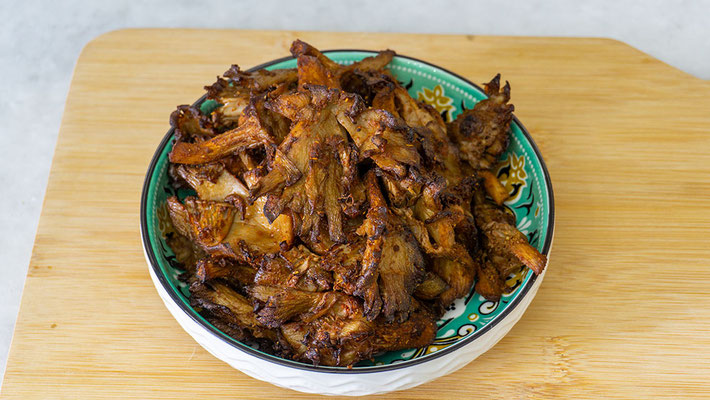 Pilz-Shawarma-Rolle vegan