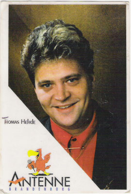 Autogrammkarte Thomas Hehde Antenne Brandenburg