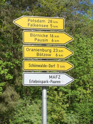 Hinweisschilder