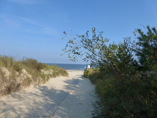 Ein weiterer Strandzugang in Karlshagen.