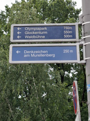 Hinweisschilder Denkzeichen Murellenberg