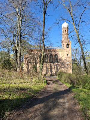 Evangelischen Kirche St. Peter und Paul auf Nikolskoe