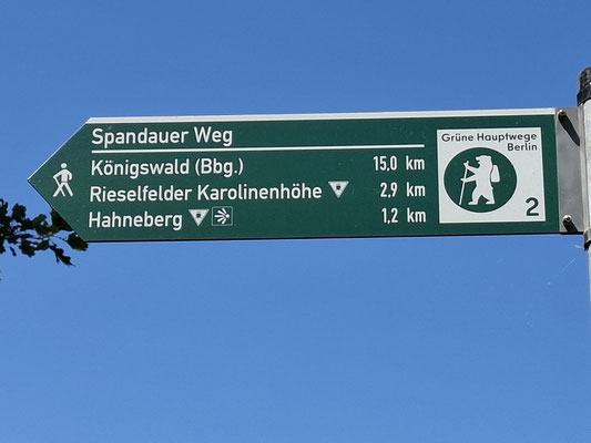 Spandau Weg Grüner Hauptweg 