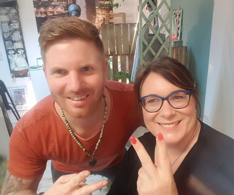 Carmen Pitsch und René Weicherding (Sternentramper) beim Podcast Interview