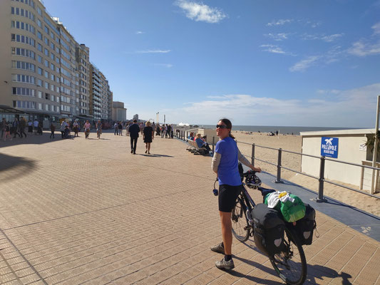 Belgische Strandpromenade