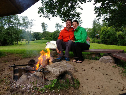 Ein Campingplatz für uns allein :-)