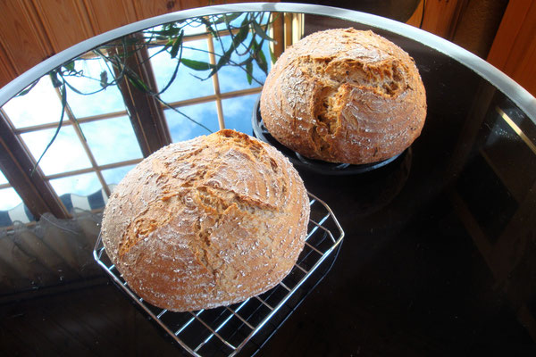 Mischbrot mit und ohne Röstzwiebeln