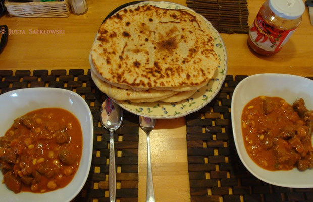 Lammcurry mit Nan-Brot