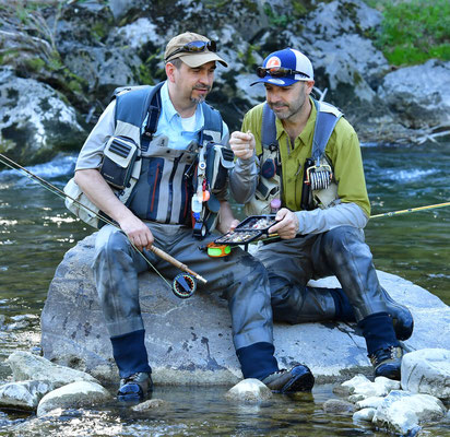 Fliegenfischerschule Allgäu -  Freundschaft am Wasser