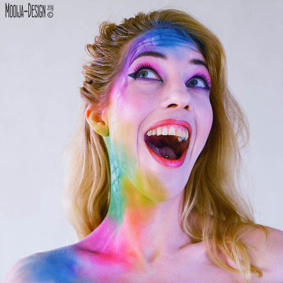 Model Silvia in samenwerking met Esther Smallegoor visagie en Ilse voor Mooija-Design