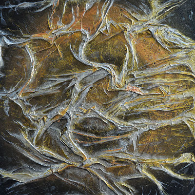 Zonnesporen (mixed media)