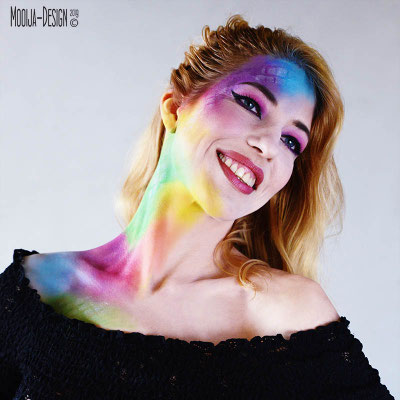 Model Silvia in samenwerking met Esther Smallegoor visagie en Ilse voor Mooija-Design