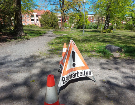 Baumarbeiten im Apil/Mai 2026