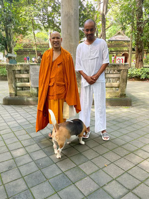 Wat Umong Chiang Mai with the monk Tawachai