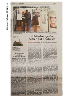 Höchster Kreisblatt vom 17.03.2020