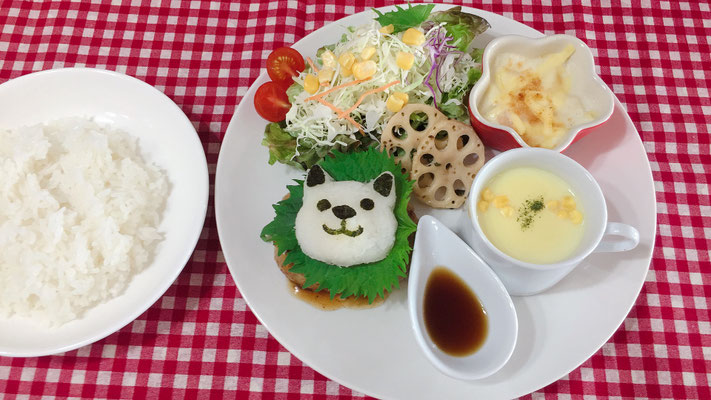 ハンバーグセット　わんこおろし　￥1,265