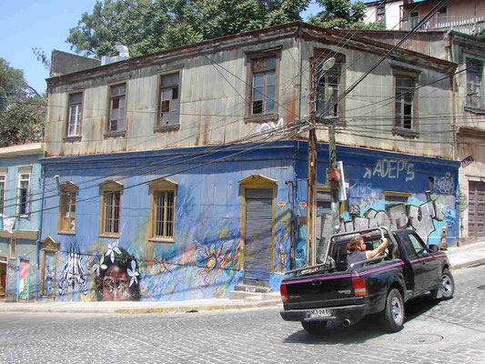 Virage à droite - Valparaiso (Chili) 2011