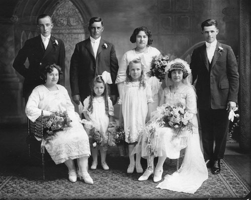 Knoell, Ernest Vernon & Buck  Anna Sophia - June 25, 1922 - St Paul's German Presbyterian Church, Elmont