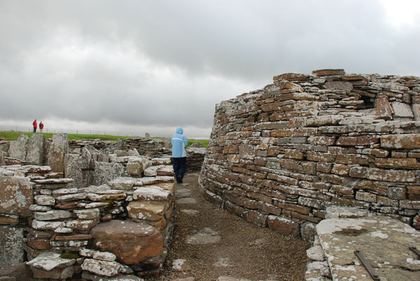 Schottland, Orkney Insel, Broch of Gurness (Wohnturmanlage der Picten)