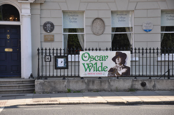 Irland, Dublin, Oscar Wilde Haus und Park