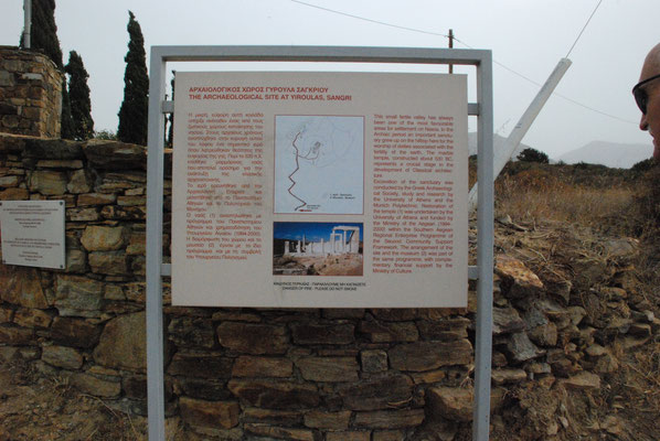 Griechenland: Insel Naxos, Sangri, Restaurierter Tempel der Isis
