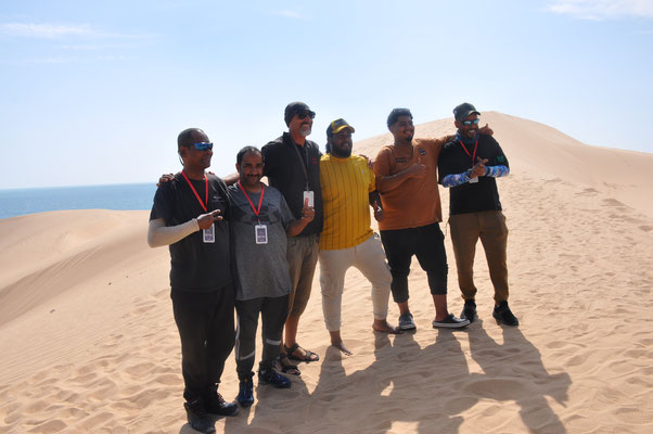 Oman, Ras Ar Ruways, Aelianiten, Versteinerte Sandschichten