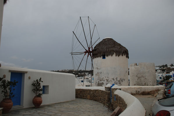 Griechenland: Insel Mykonos, Windmühlen