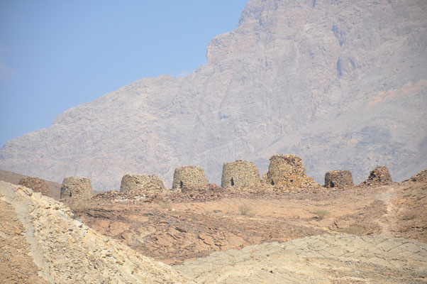 Oman, Wadi Al Ain, Bienenkorbgräber aus der Hafitperiode