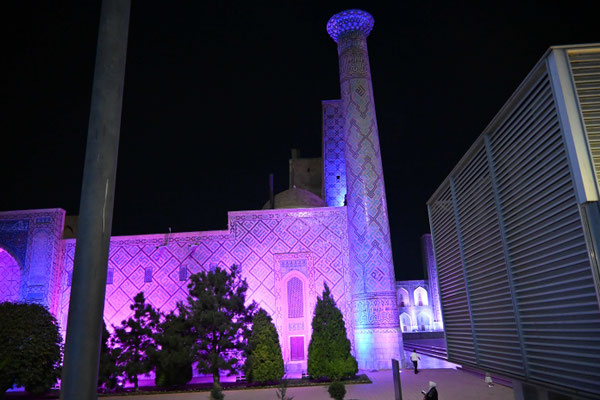 Usbekistan, Sarmakand bei Nacht