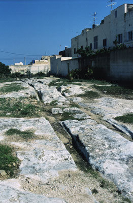 Malta, Wagenlinien aus der Antike