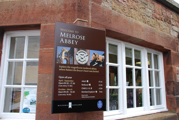 Schottland, Melrose Abbey