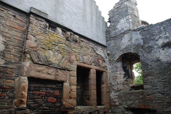 Schottland, Orkney Insel, Ruinen des Earls Palace