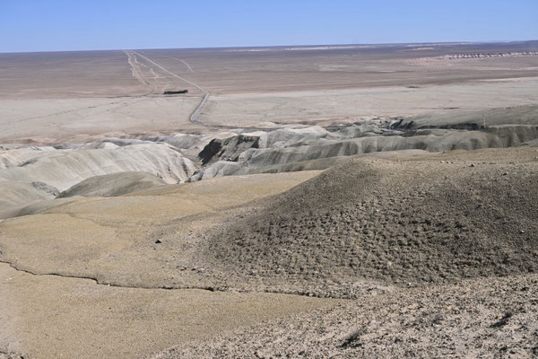 Turkmenistan, Überreste riesiger Korallenriffe aus dem Tetris Meer