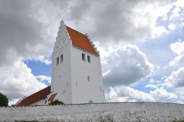 Dänemark, Fanefjord, Ort und Kirche mit Kalkmalereien aus dem 14. Jahrhundert