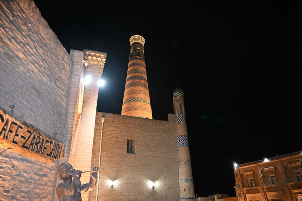 Usbekistan, Oase Chiwa bei Nacht