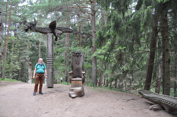 Litauen, Kurische Nehrung, Nida, Skulpturenpark