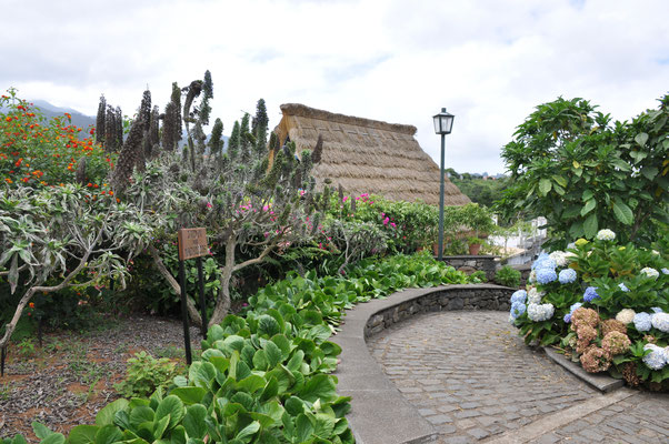 Madeira, Santana, Dreieckhäuser aus Colmo