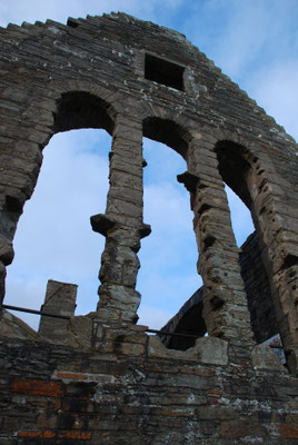 Schottland, Orkney Insel, Ruinen des Earls Palace