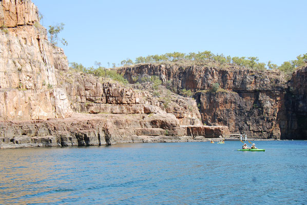 Katherine George Nationalpark, Bootsfahrt durch die Katharinenschlucht