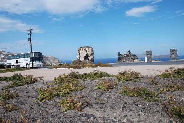 Griechenland: Insel Santorin, Weinreben