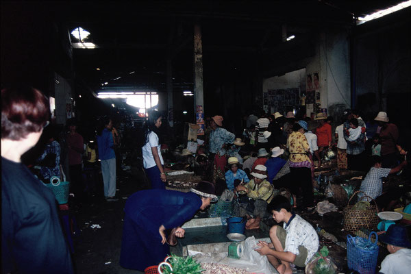 Kambodscha,  Siem Reap, Wochenmarkt