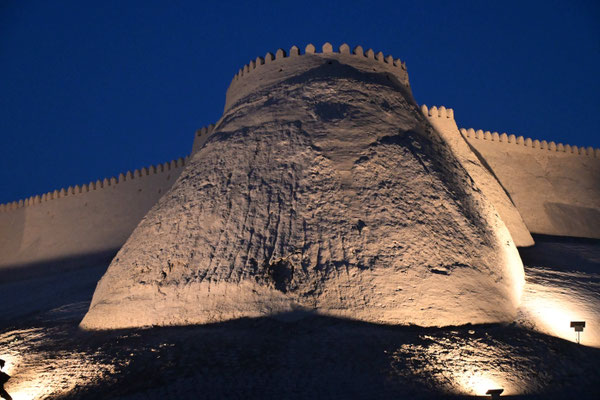 Usbekistan, Oase Chiwa bei Nacht