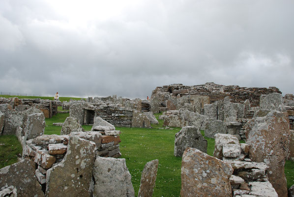 Schottland, Orkney Insel, Broch of Gurness (Wohnturmanlage der Picten)