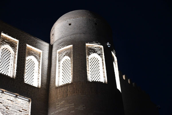 Usbekistan, Oase Chiwa bei Nacht