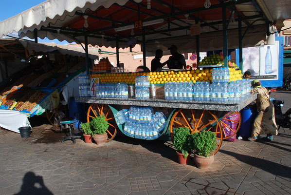 Marokko, Marrakesch, Platz Djema el Fnaa, Platz des jüngsten Gerichtes