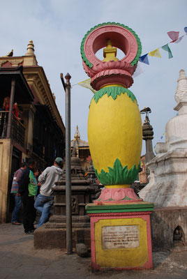 Nepal, Kathmandu, Stupa von Swayambhunath